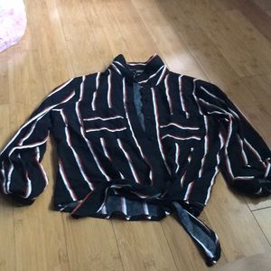 Stripped button shirt